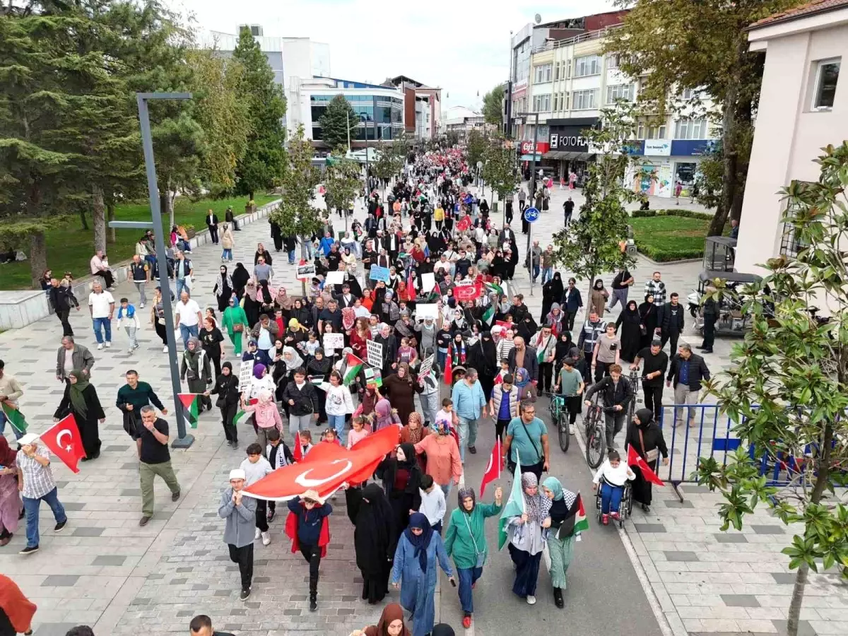 duzcede filistine destek mitingi KNrNfQnL