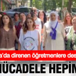 Ankarada direnen ogretmenlere destek bu mucadele hepimizin evtIKsud