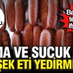 Bakanlik 3 firmayi ifsaladi sucuk ve kiyma diye at esek eti yedirmisler 4RdTuR3u